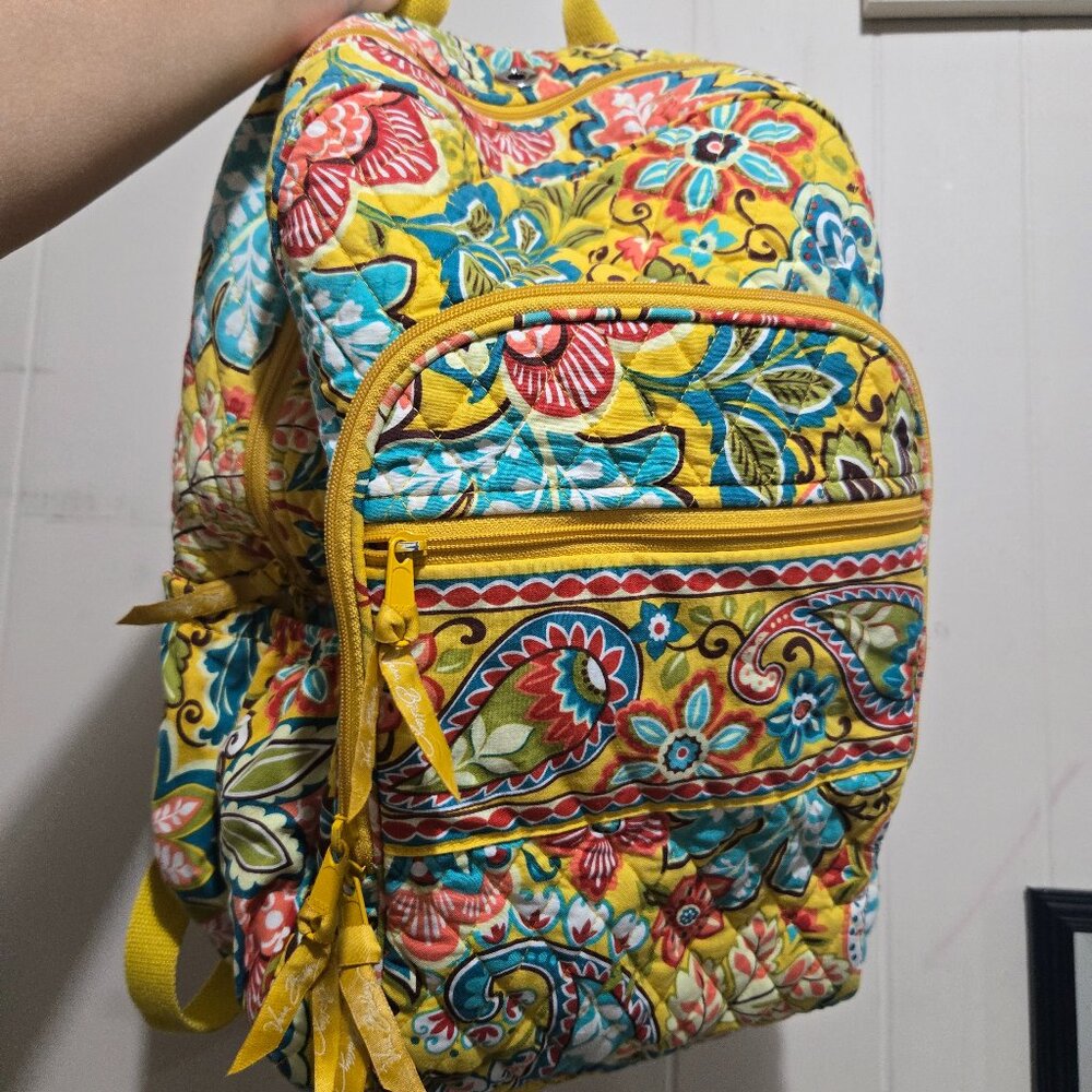 Vera Bradley large backpack in Provencal print